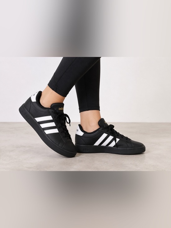 adidas Shoes - Adidas Grand Court 2.0 Cloudfoam Comfort Women’s Sneakers Black White 10.5